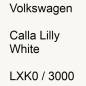 Preview: Volkswagen, Calla Lilly White, LXK0 / 3000.